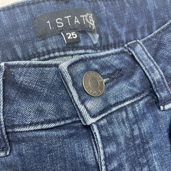 1 State Womens Tulip Hem Cropped Jeans Skinny
Sz 25 = US size 0 - Picture 7 of 7